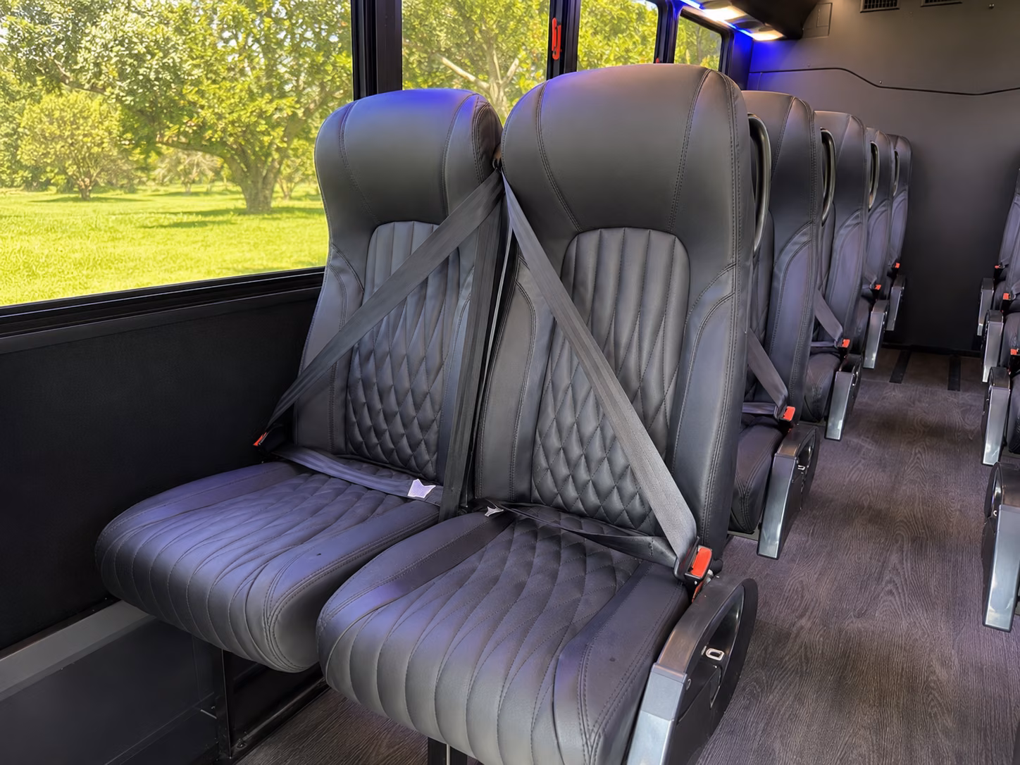 simi valley 15 passenger minibus interior