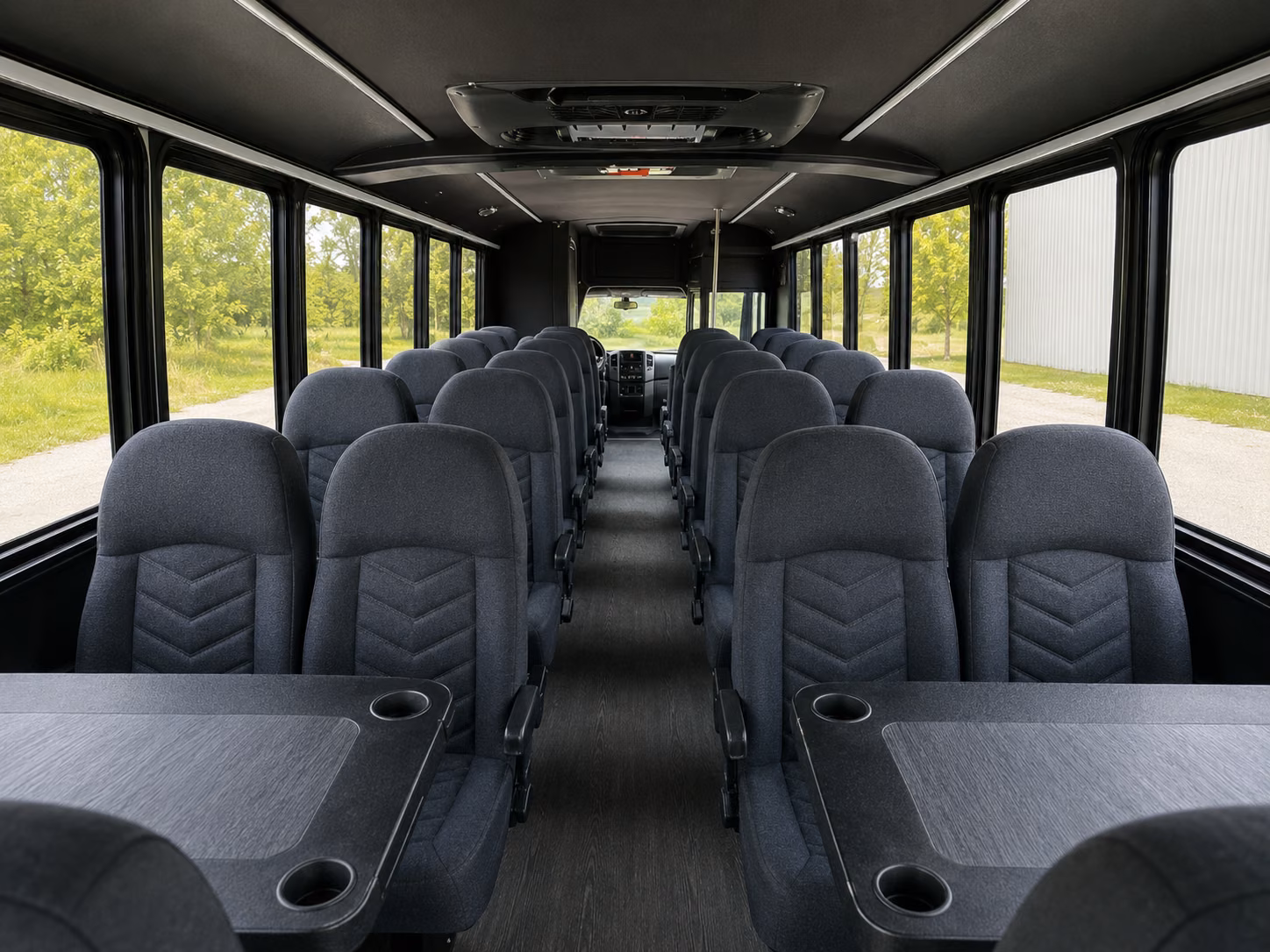 simi valley 20 passenger minibus interior