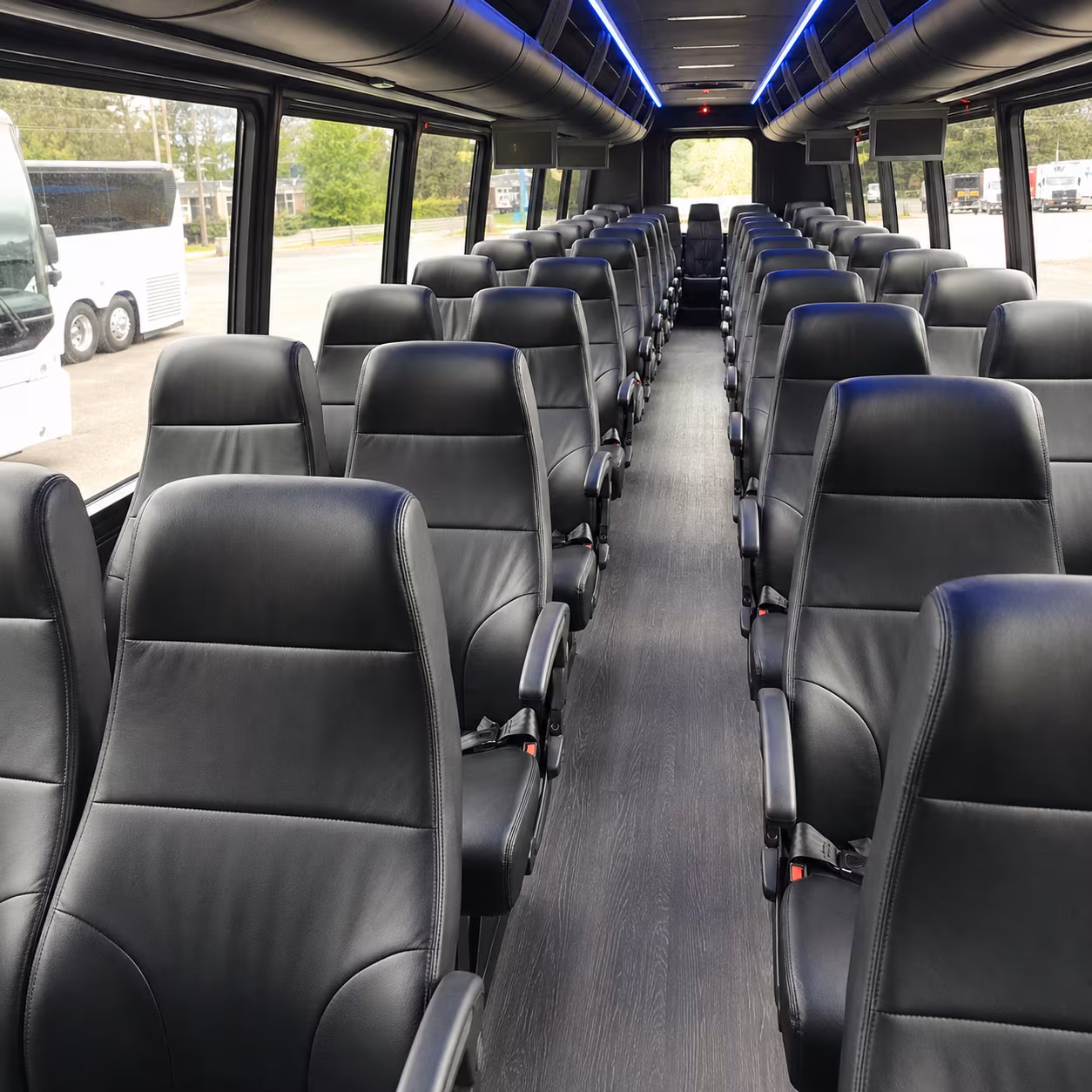 simi valley 35 passenger minibus interior