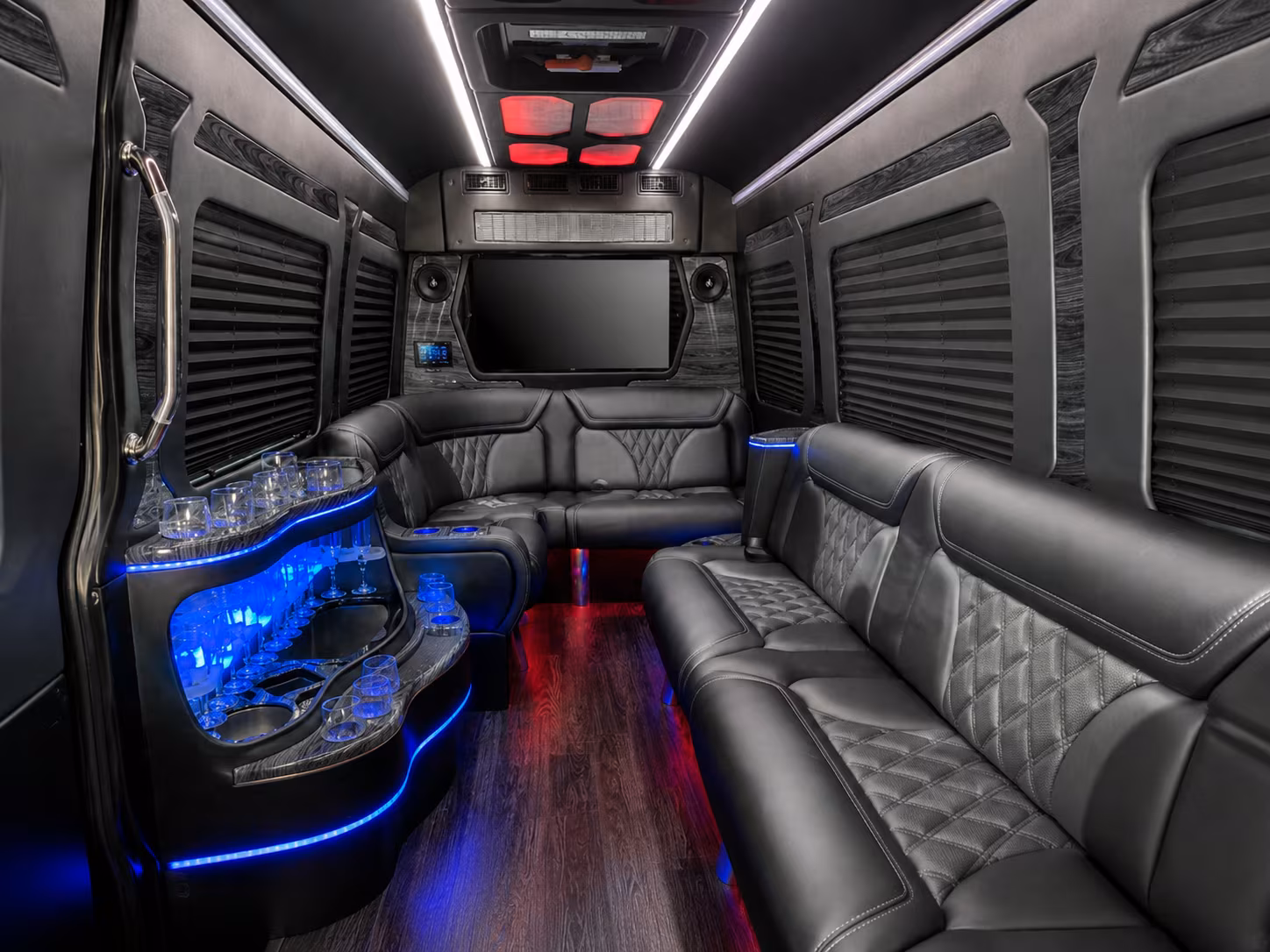 simi valley 50 passenger party bus interior