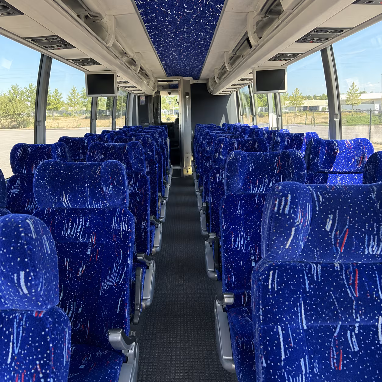 simi valley 56 passenger charter bus inside