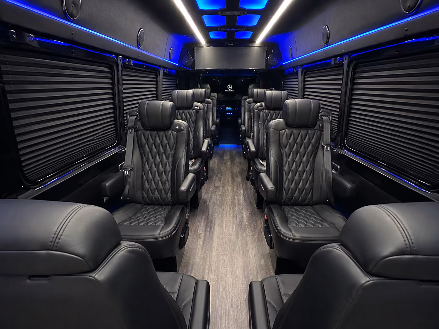 simi valley wedding transportation onboard seating