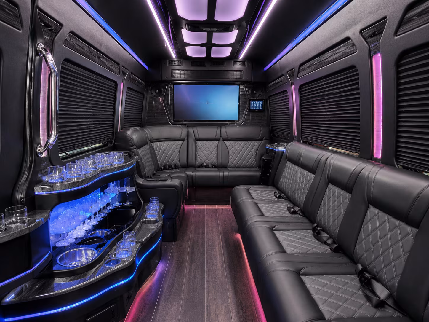sprinter vans and minibuses for simi valley bridal party transportation